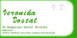 veronika dostal business card
